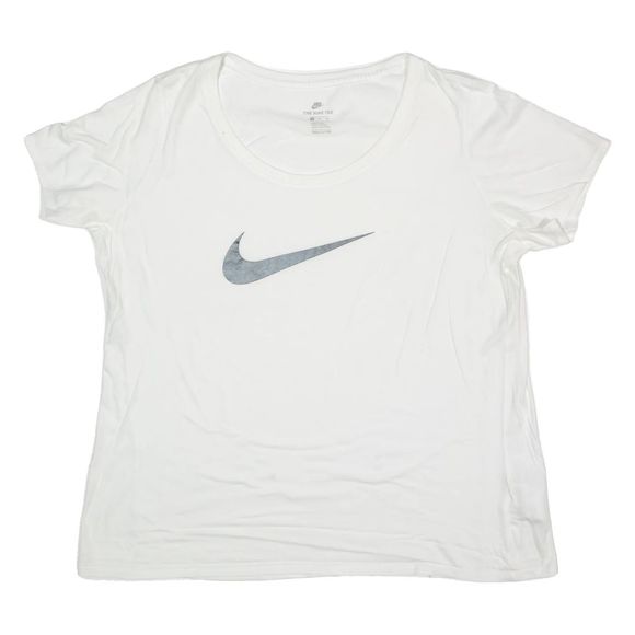Nike Tops - 📦 NEW Women's Size XL NIKE Active Athletic Cut-Scoop Top/Tee White 940722-100